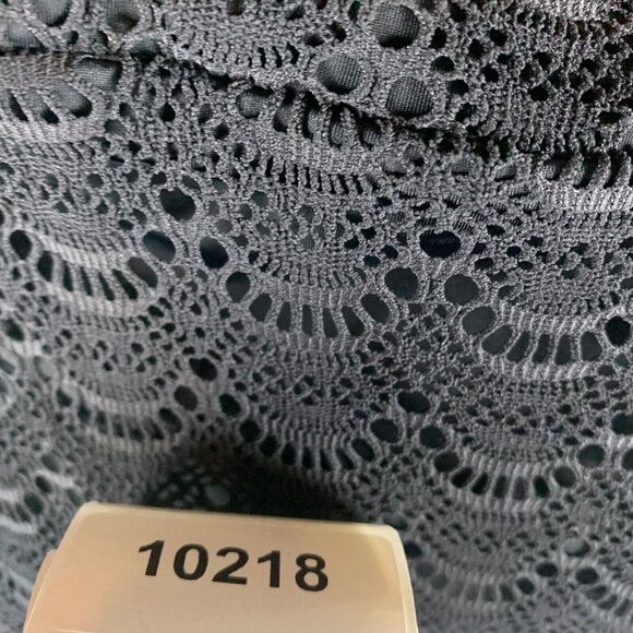 Swim Solutions Women's Tummy‎ Control Flyaway Black V-Neck Swimdress Size 12 NWT - Picture 10 of 10